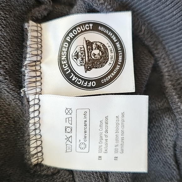 Tentree Smokey Bear Think Organic Hoodie Sweatshirt, Medium - Picture 12 of 16